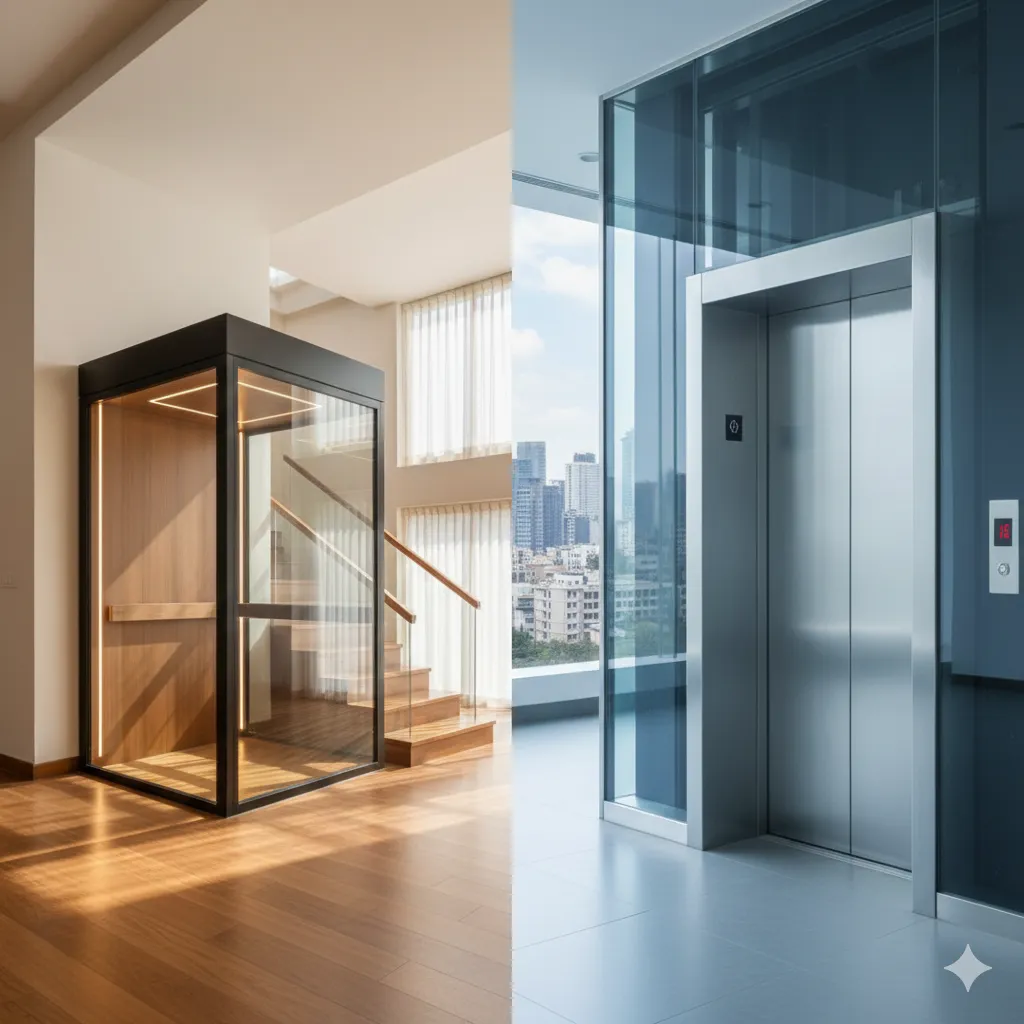 Commercial elevators in Chennai for office buildings