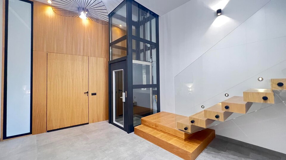 Modern home lift installation in Chennai